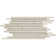 Dominion Thin Strip 11.81 in x 23.62 in Matte Limestone Look Porcelain Floor and Wall Mosaic Tile