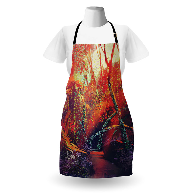 No Pattern Bib Apron
