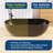 Forma 69" Freestanding Soaking Bathtub Solid Surface Stone Resin Soaking Tubs-102146061