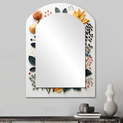 Miroir mural coloré Mid-Century Mid-Century Botanicals II