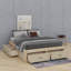 Grand lit plateforme avec tiroirs-1283084568