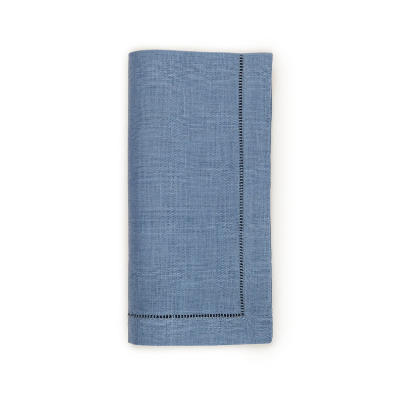 Festival Linen Square Napkins, Cadet