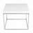 Fred Frame End Table- Modern Square Accent End Table - Glossy End Table - for Living Room, Bedroo, or Office - White Square Side Table-170526725