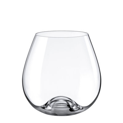 Drink Master 15 oz. Stemless Burgundy Glass