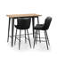 Precilla Upholstered Counter Stool with Metal Frame-1551829921