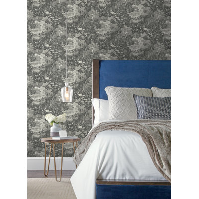 Modern Peel & Stick Toile Wallpaper
