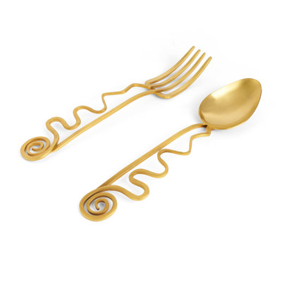 Spirale Salad Servers