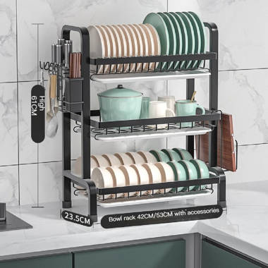 Rubber 2 Tier Dish Rack SUPERIXO