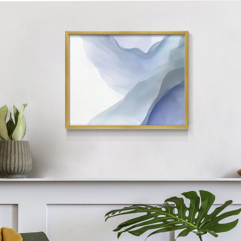 Abstract Series-XII -Framed Print - Restickable, 8" H x 10" W