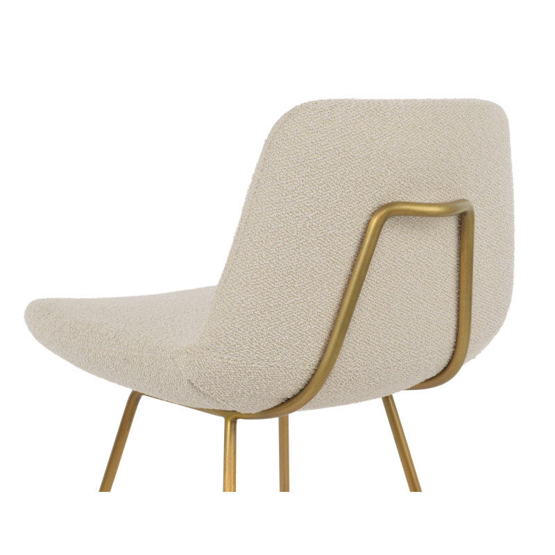 Tabouret Pera HB, Tabouret de bar (siège d'une hauteur de 29 po), Laiton