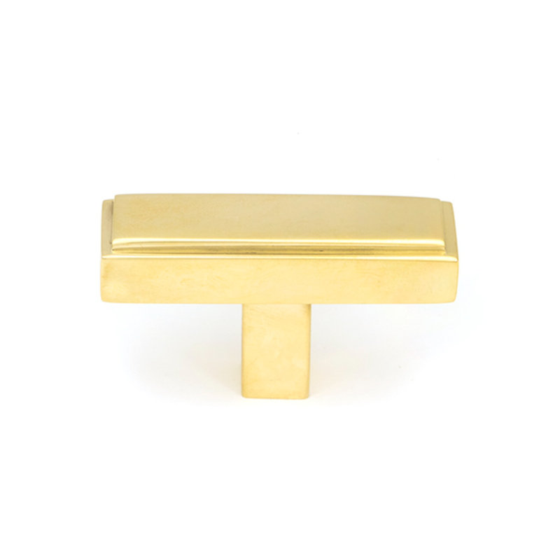 Scully Bar Handle, Polished Brass
