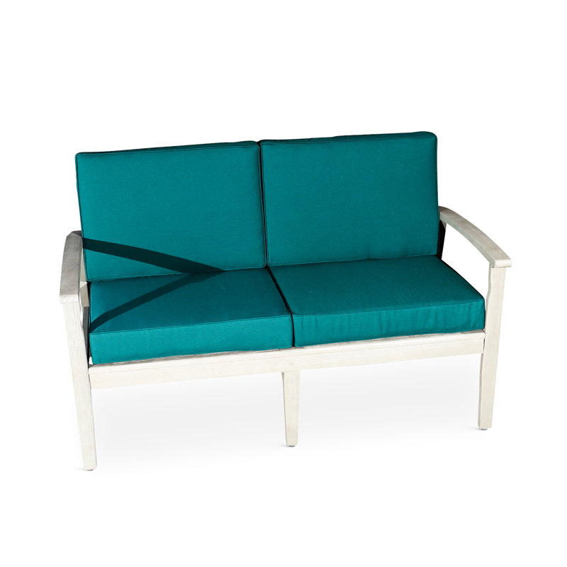 Eucalyptus, coussins foncés, finition élégante en bois flotté gris et coussins pour la détente, Gris, Beige