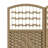 3 Panel Room Divider, Folding Screen, 5.6', Natural