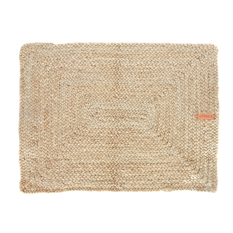 Rectangular Placemat Leather Tag
