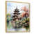 Toile naturelle avec cadre flottant