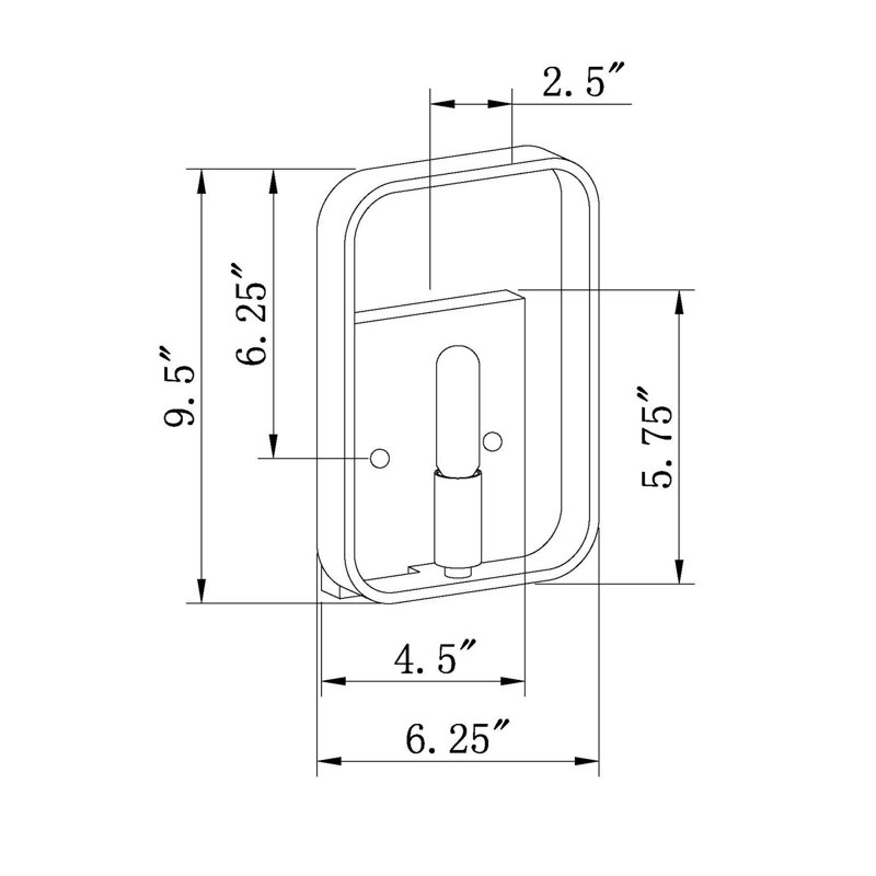 Ozzie 1-Light Armed Sconce