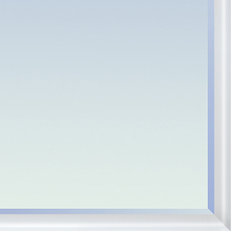 Miroir mural Emica, Blanc