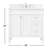 Readington 42'' Single Bathroom Vanity with Engineered Marble Top-1351306290-1411083715