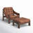Tuckerman 30" W Leather Armchair with Ottoman-491422227