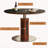 Black&Walnut Round Sintered Stone Dining table-1895509055