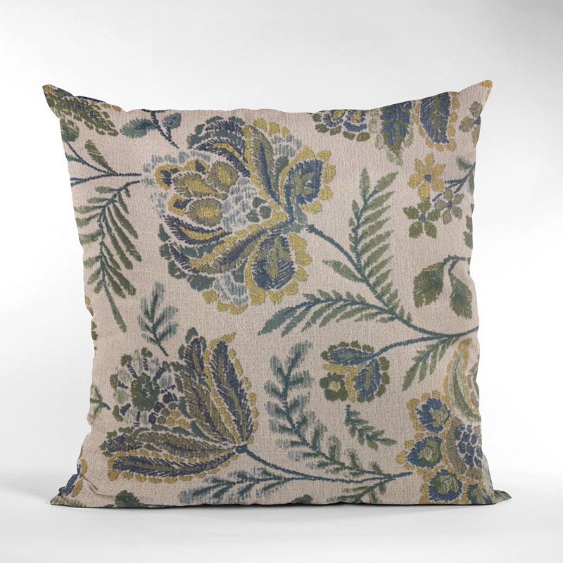 Coussin floral amazonien, 20 po x 26 po