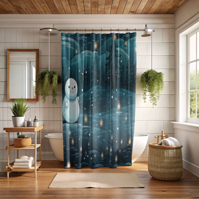Frostbitten Sculpture - Premium Shower Curtain