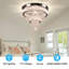 Plafonnier encastré 16 "Crystal Chandeliers