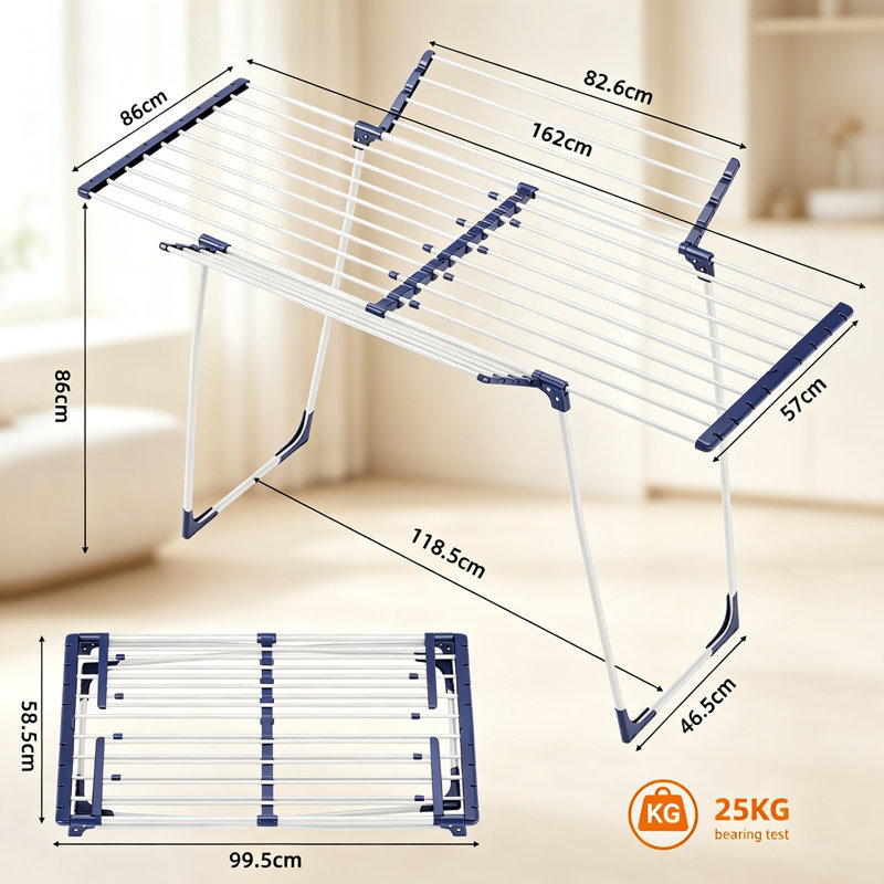 Metal Gullwing Drying Rack