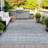 Machine Washable Indoor/Outdoor Amanda ACN2150 Striped Rug-113878177