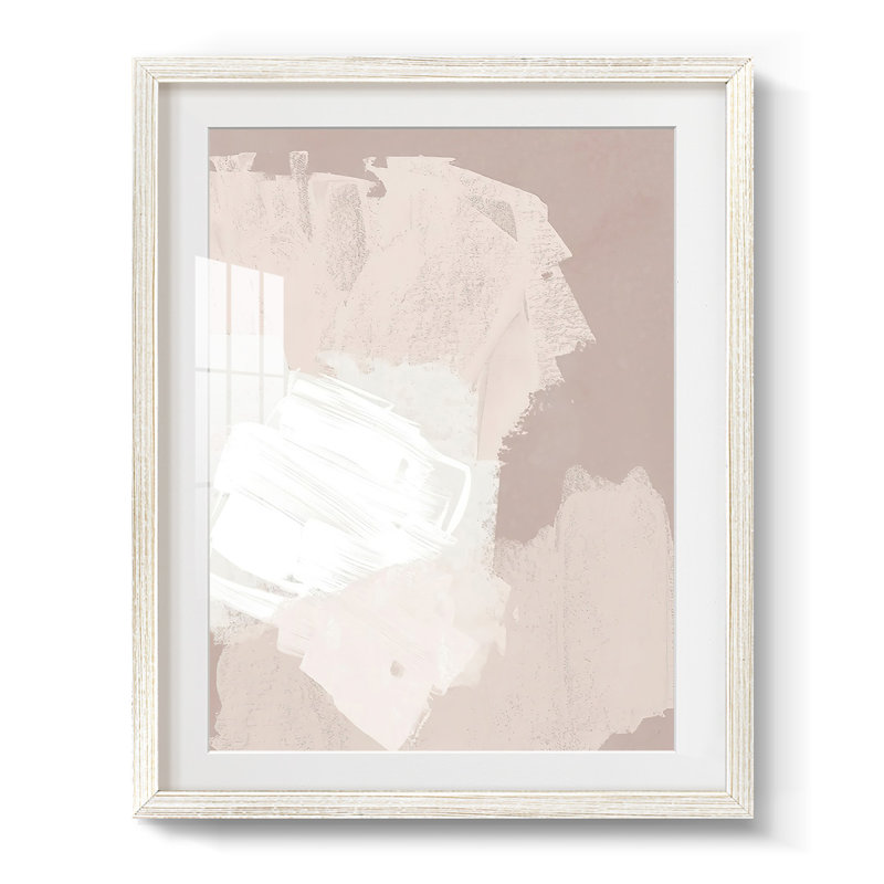 Cloud Slate I - impression encadrée, H 28,5 po x l 20,5 po, Blanc