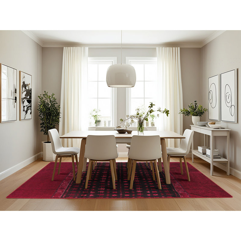 Tapis abstrait moderne 5115, Rectangle 7 pi x 10 pi
