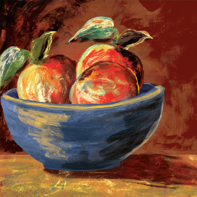 Fruit Bowl I - Wrapped Canvas Painting