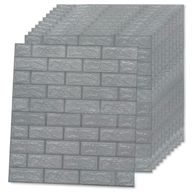 Adam-Jesse 3D Wallpaper Bricks Self-Adhesive 40 Pcs