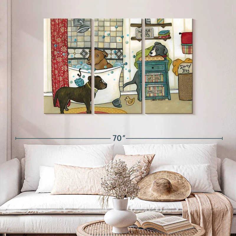 Brampt Wash Your Pits, 32" H x 50" W