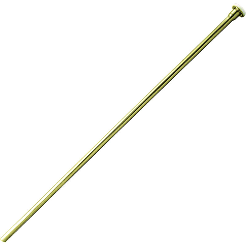 Élévateur à tête plate 3/8 "x 20", Polished Brass