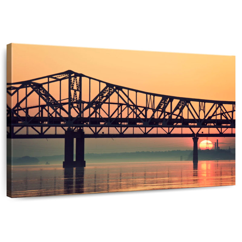 Bridge Over Ohio River, 24" H x 36" W