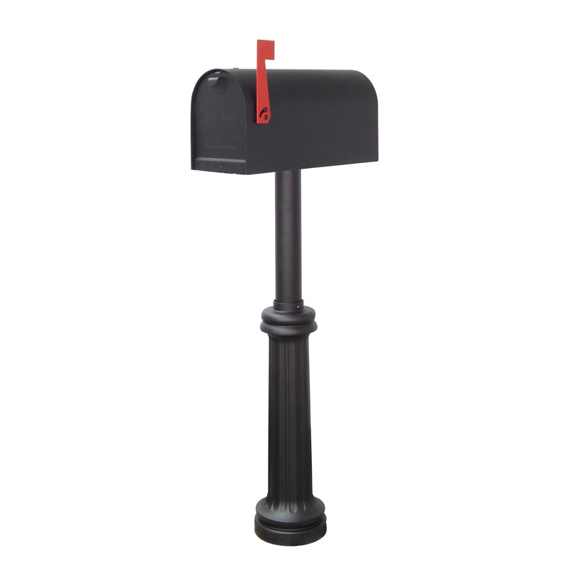 Boîte aux lettres avec poteau inclus trottoir Titan
