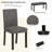6-Piece Dining Table Set With Bench And Chairs, Dining Table Set For 6 With Bench, Wooden Dining Table Set