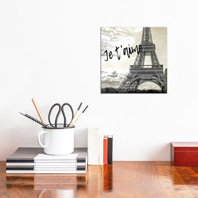 Paris Cafe 3 by Kimberly Allen - Wrapped Canvas Print