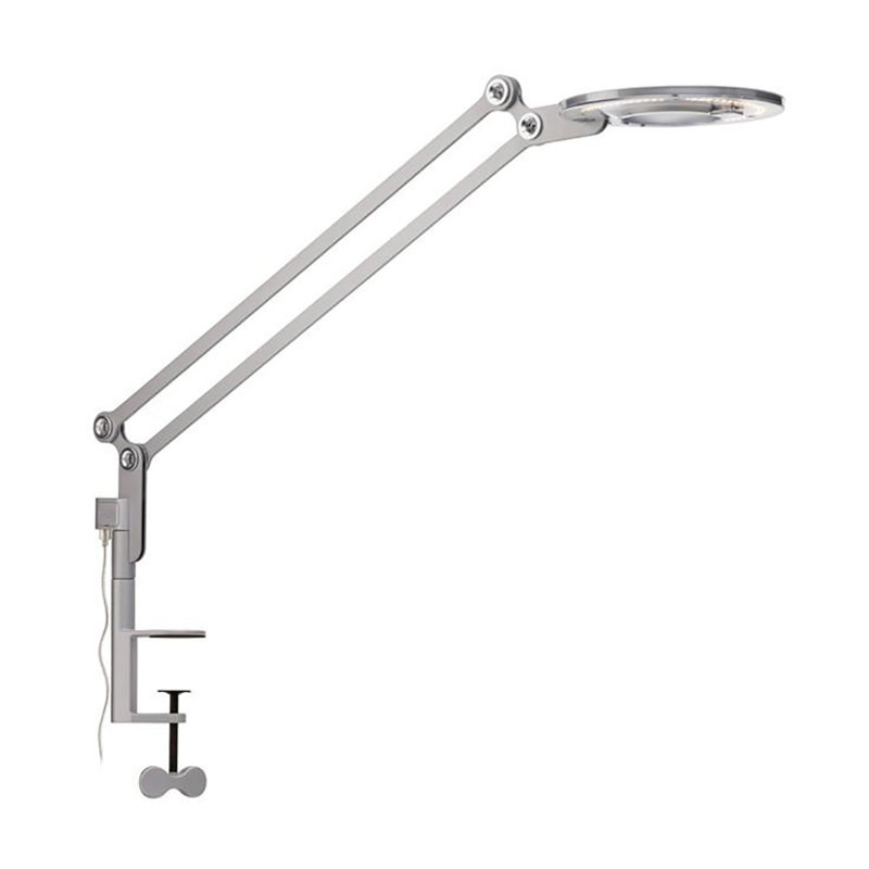 Link Clamp Desk Lamp, 33" H x 8.5" W x 3" D, Black