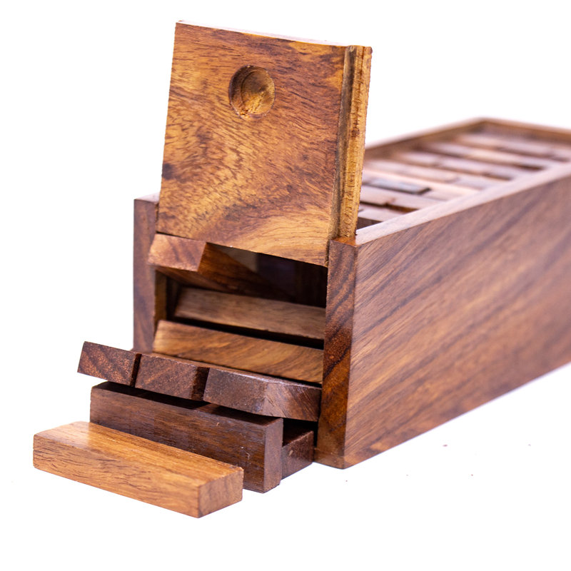 Jeu de tour en bois de sheesham fait à la main