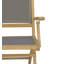 Folding Patio Dining Armchair with Cushion
