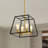 Myafina 4 - Light Black/Brass Gold Kitchen Island Pendant