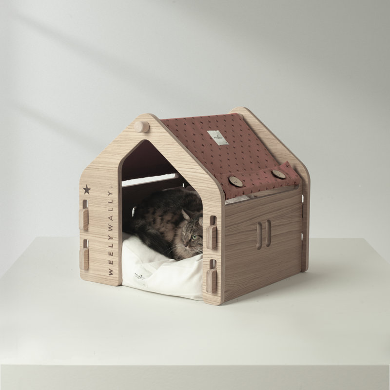 Wien Pet House Soft Sided, Brown/Beige