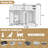 Cat Litter Box Enclosure with LED Light