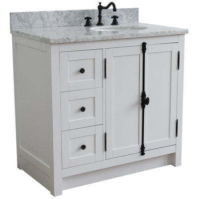 Ensemble de meuble-lavabo simple 37 po Seshadri
