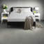 Ensembles de literie rembourrés confortables, mélange de nylon, design blanc moderne pour un usage domestique
