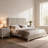 3-Piece Bedroom set with a Bed and 2 Nightstands-1273850282-1273850294