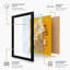 Golden Arrangement Botanical - Framed Print-687264135-687264376