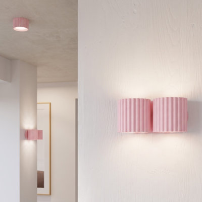 Aura Aluminium Flush Mounted Sconce